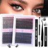Diy Single Cluster Of Hot Melt False Eyelashes Simulation Natural Thick Self-Grafting Mixed Eyelashes