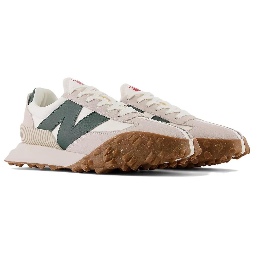 New Balance XC-72 Sea Salt Nightwatch Зеленые кроссовки унисекс Бело-красные UXC72VA