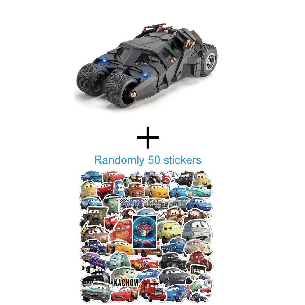 1:18 Large Size The Dark Knight Trilogy Batmobile Sports Car Model Toy Sound Light Spray Shock Absorption Models Ornaments Gifts