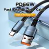 Essager Кабель USB Type C PD66W Кабель для быстрой зарядки Кабель для передачи данных мобильного телефона для Samsung Huawei Xiaomi Mi Redmi Сотовый телефон USB-провод