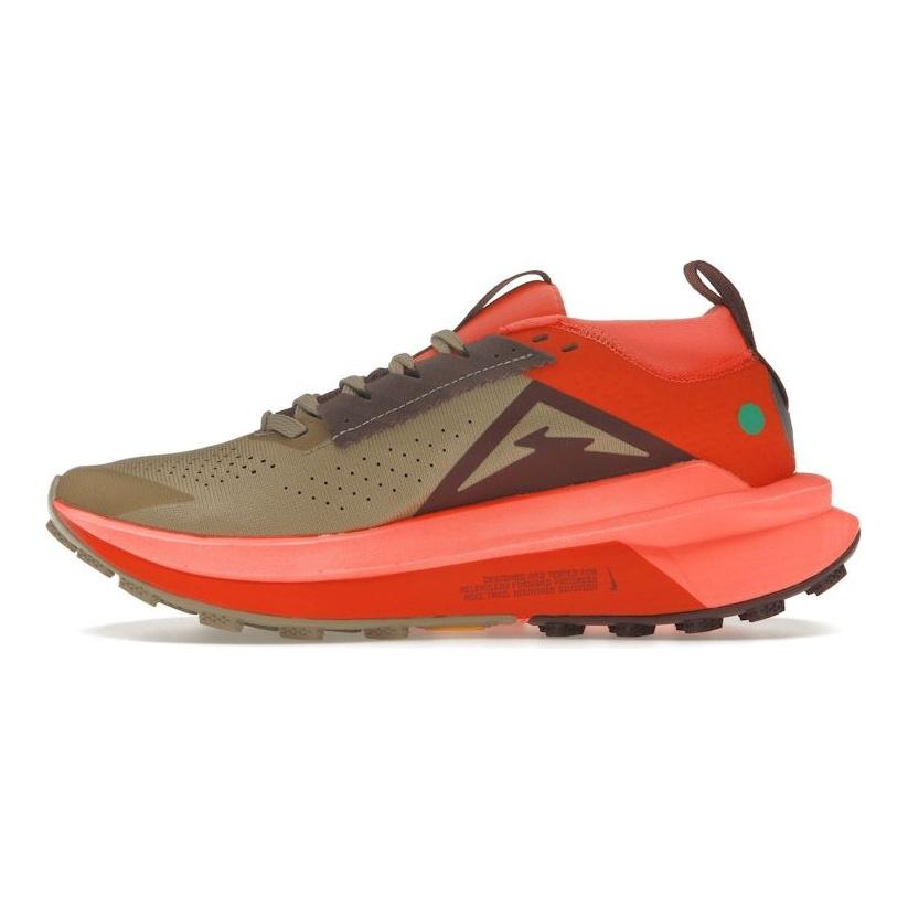 Nike ZoomX Zegama 2 хаки гипер-малиновый бордовый краш белые мужские кроссовки HQ3768-200