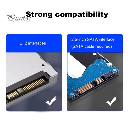 Адаптерная плата U.2 Dual Disk со светодиодным индикатором Переходная плата NVMe to PCIe X16 Широкая совместимость Адаптерная плата для жестких дисков SATA