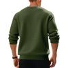 Men Lightweight Long Sleeve Pullover  Solid Color Casual Loose Fall Winter Clothing