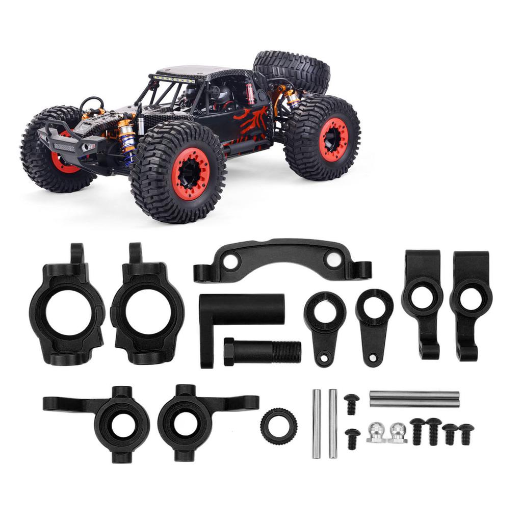 RC Upgrade Parts Kit Aluminium Alloy High Strength Suspension Arm Steering Assembly Set for ZD Racing 10 1Celsius10
