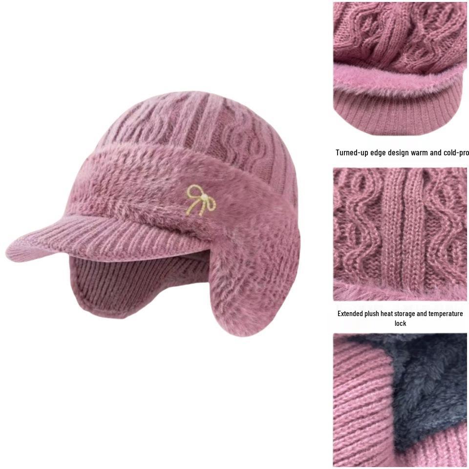 Ветрозащитная шапка на флисовой подкладке с защитой ушей для людей среднего и пожилого возраста - Теплая и стильная для осени и зимы