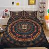 3D Mandala Printing Comforter Cover Set Double Size Polyester Duvet Cover Fashion Highend Home Bedclothes