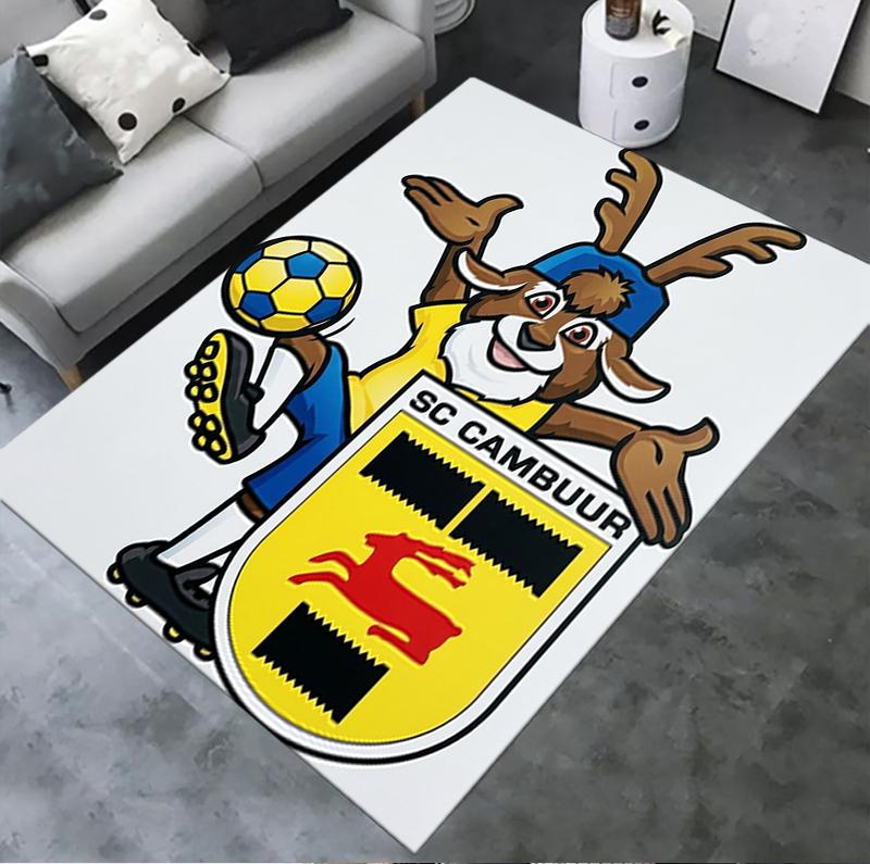 Sc Cambuur Carpet Rug For Living Room Bedroom Home Sofa Decorationkids Play Nonslip Floor Mat