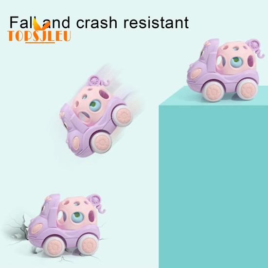Игрушка-машинка для мальчиков и девочек, милая черепаха/грузовик/кран, автомобильная погремушка, мультяшная игрушка, мягкая погремушка, сенсорная игрушка, дошкольное обучение, подарок для детского душа