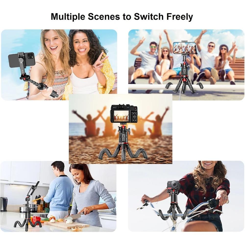 Гибкий штатив мини универсальный Octopus Leg Style портативный и регулируемый штатив с зажимом для мобильного телефона цифровой камеры