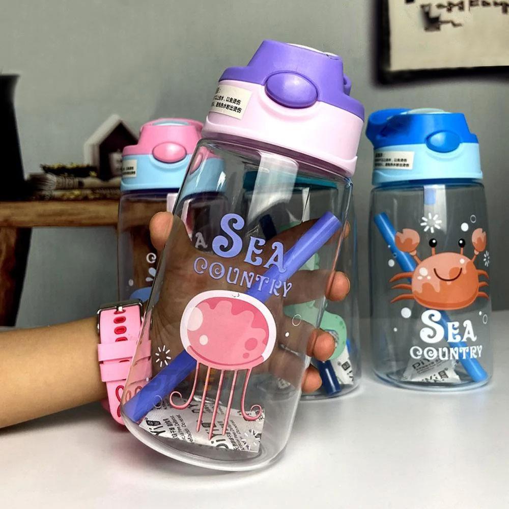 1 шт., детская чашка для питья, детская бутылка для воды с соломинкой и ручкой, портативная чашка для питья, детская чашка