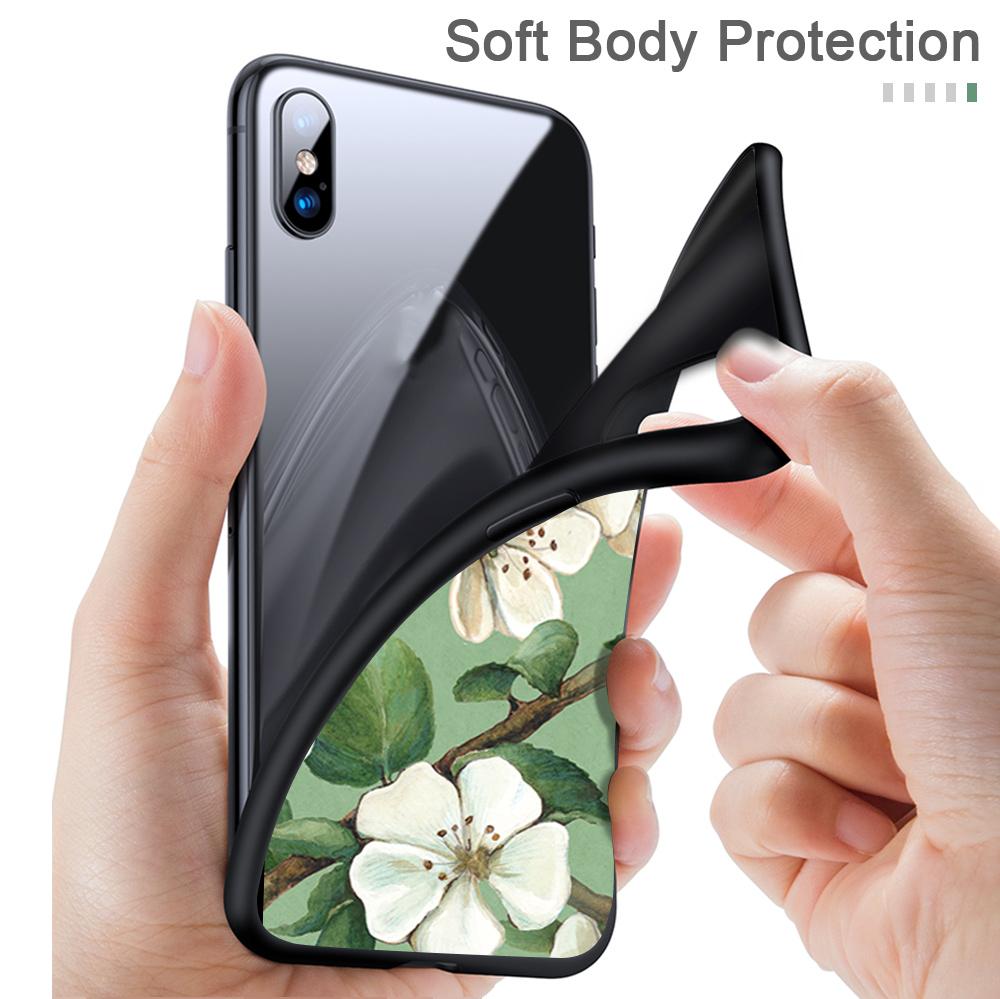 Shockproof Soft Case Cartoon Flowers Design Casing Girls Boys Lovely Soft TPU Silicone Phone Case Cover for Samsung