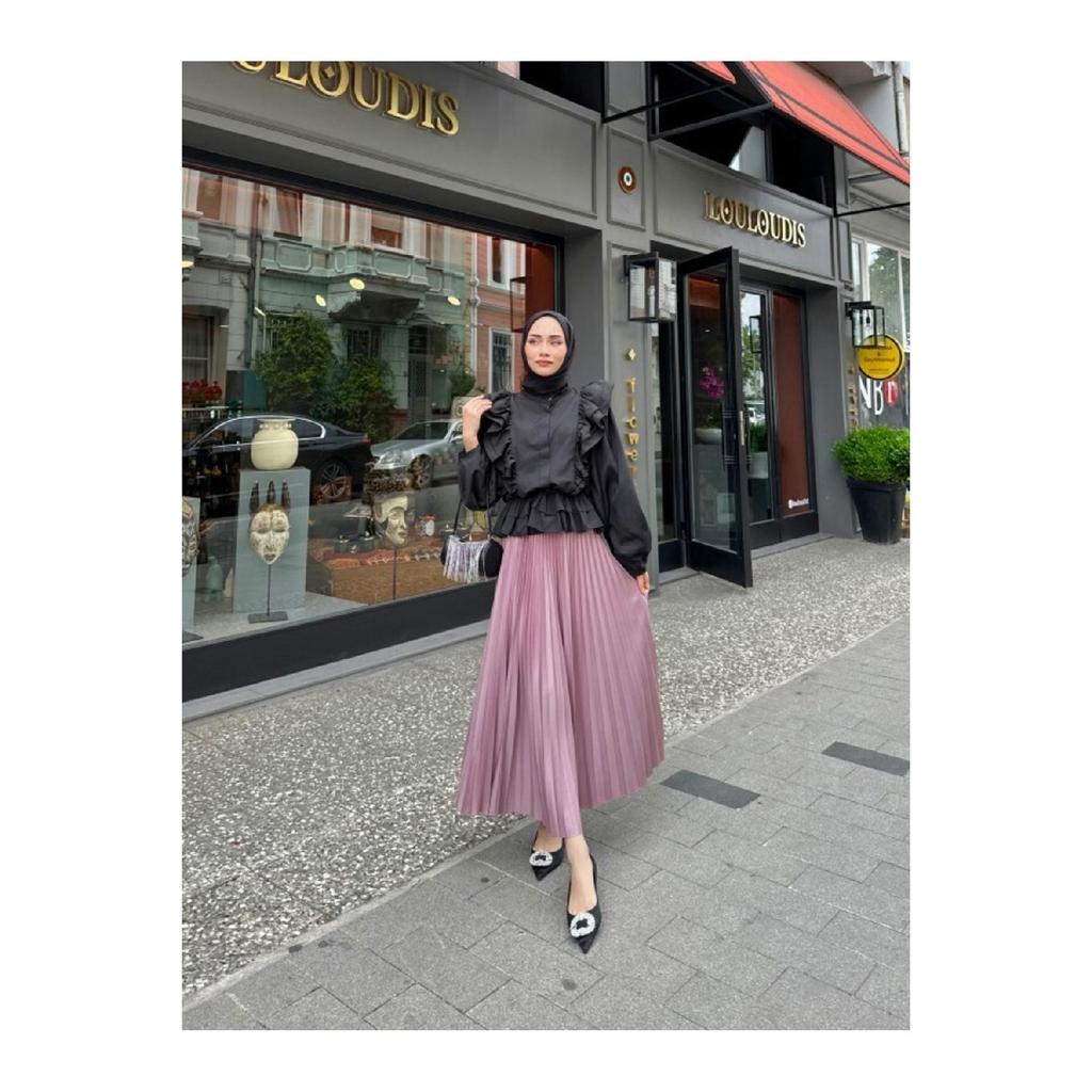 Плиссированная юбка в хиджабе