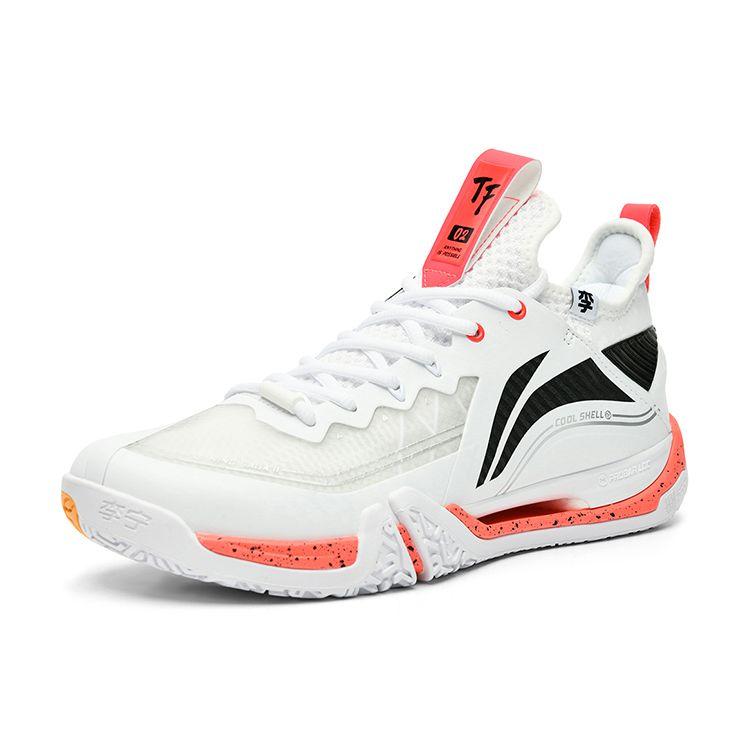 Кроссовки для бадминтона Li Ning Ground Flight II Pro, удобные, дышащие, нескользящие, износостойкие, с низким верхом, унисекс, белые, AYAT003-3