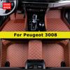 DOODRYER Custom Car Floor Maters For Peugeot 3008 2009-2024 Автоковры Foot Coche Аксессуары