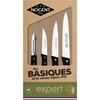 NOGENT Coffret de 4 couteaux Office Expert