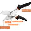 Cutting Tools, Multi Angle Miter Shear Cutter Cuts 45 To 135 Degree Miter Snips Cutting Tool,Best Utility Scissors (Miter Shears)