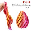 Gradient Color 3D Printed Dragon Egg Stress Ball