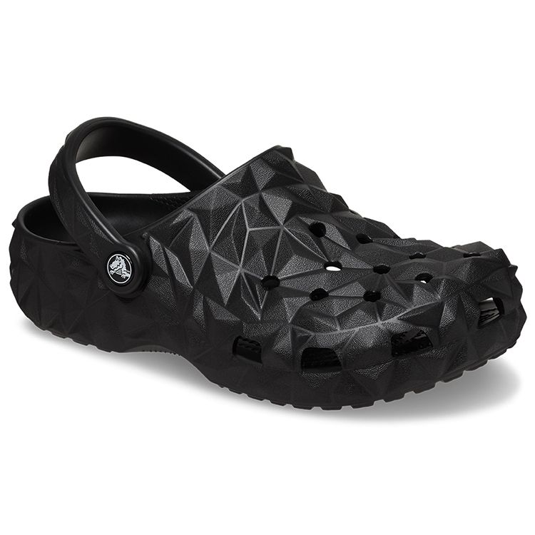 Crocs Унисекс Классический Геометрический Клог Черный 209563-001