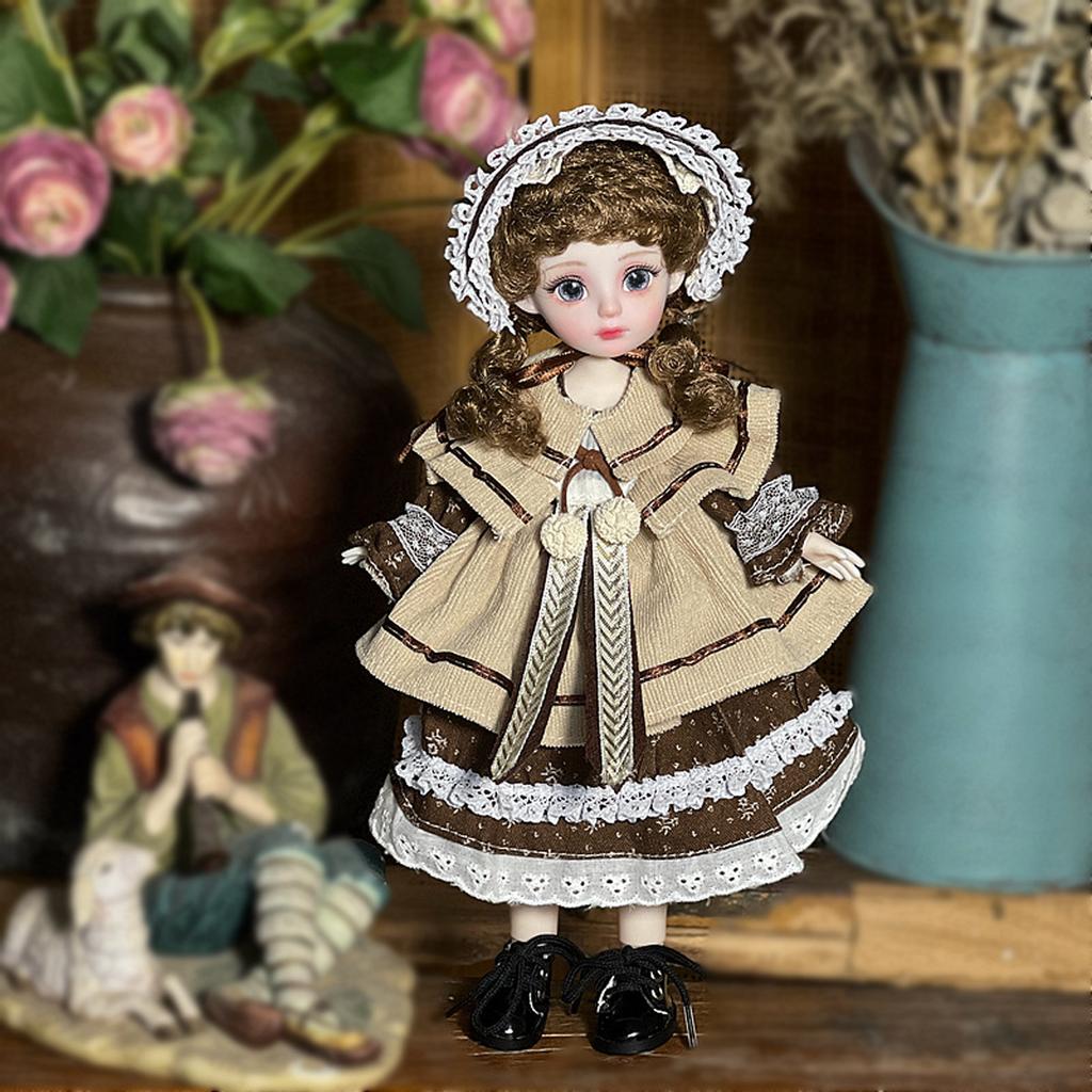 Платье для куклы Лоли Полный набор куклы с 20 шарнирами и расписанным вручную макияжем губ