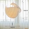 Wabi-sabi White Art Bedroom Livingroom Restaurant Chandelier Nordic Fabric Cloth Irregular Molding Bud Pendant Light