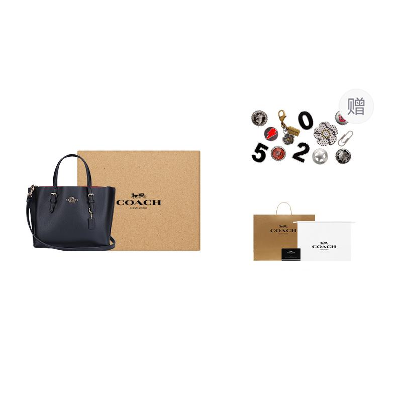 COACH Cow Leather Tote Bag , Shopping Bag , Shoulder Bag , Crossbody Bag , Handbag 25 Women's Black (Unisex) Handbags C4084 IMF2L