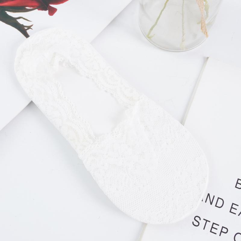 1/5 пар для женщин и девочек, летние кружевные носки с вишневым цветочным принтом из силикагеля, нескользящие нескользящие тапочки на хлопковой подошве с невидимой хлопковой подошвой, носки-лодочки