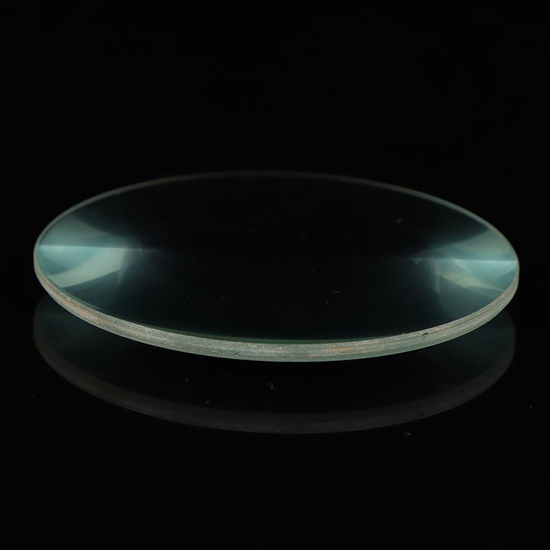 Двойная выпуклая стеклянная линза Фокальная оптика Двояковыпуклая настольная лупа 75 мм