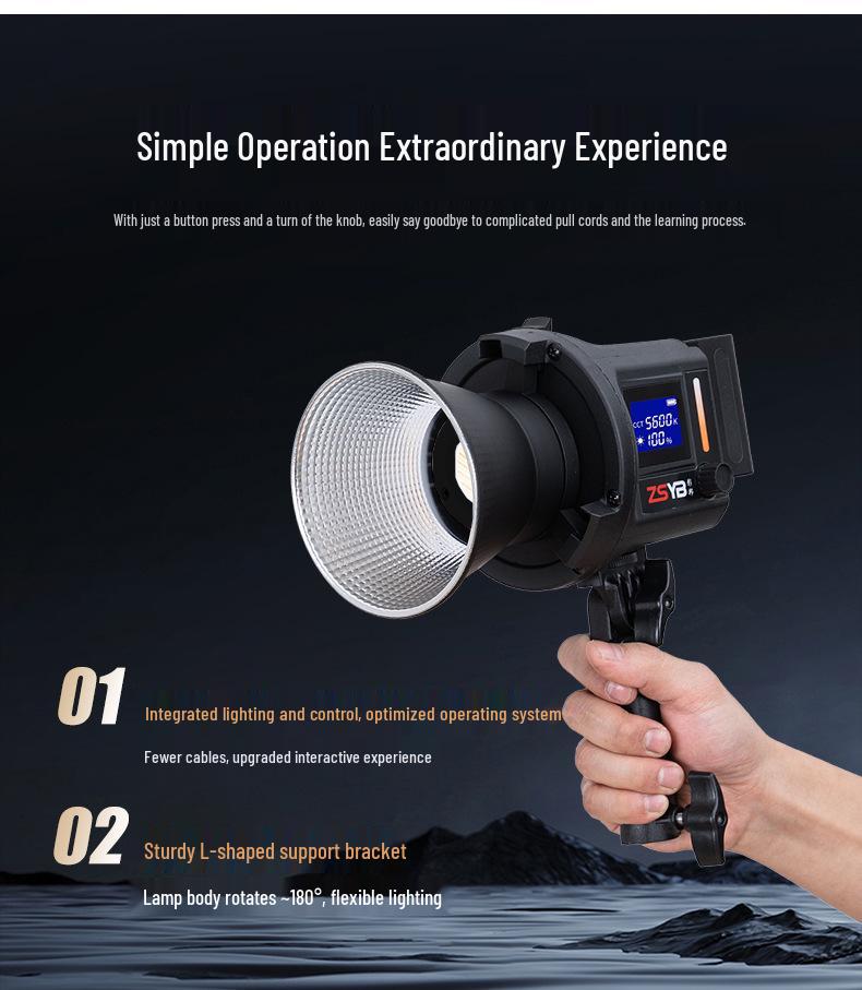 Yingbang CL-80Bi Tri-Color Handheld Fill Light for Streamers & Outdoor Photography