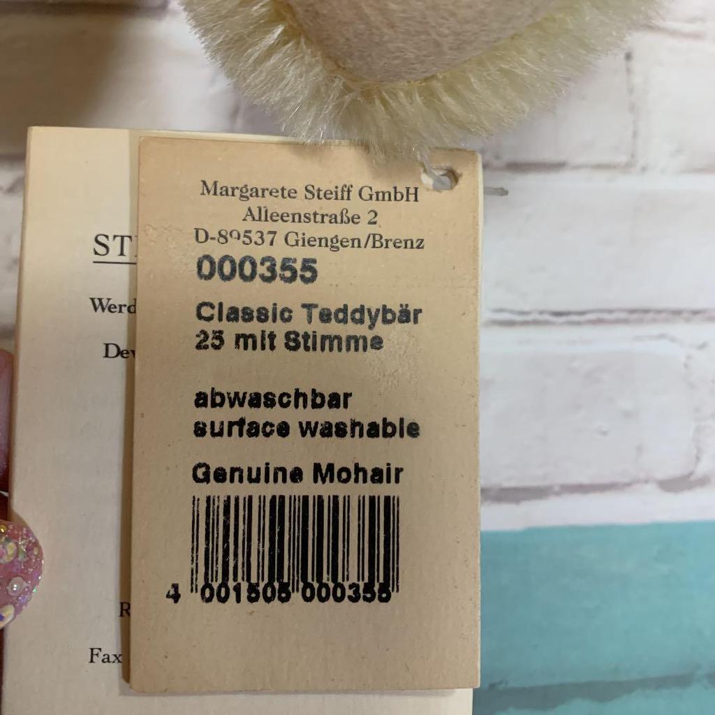 [USED] Steiff Classic Teddy Bear, Not for Sale