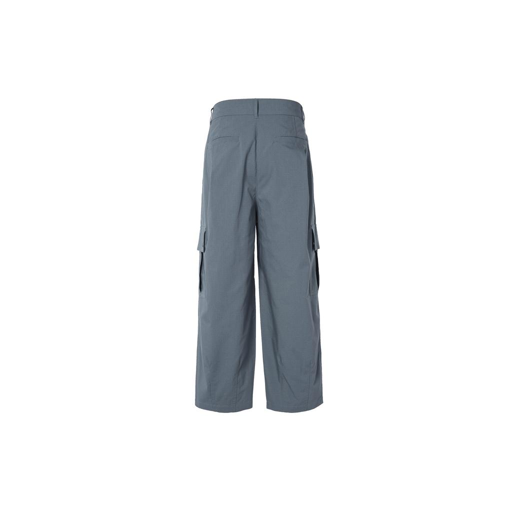 Adidas Knitted Sweatpants Unisex Blue Moderate Cargo Pants HR3479