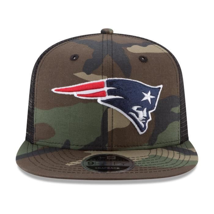 New Era 9Fifty Mesh Snapback Cap New England Patriots Wood