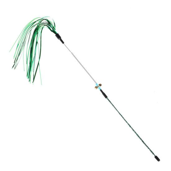 Teaser Cat Toy Interactive Relieve Boredom Plastic Attractive Teaser Stick for Indoor