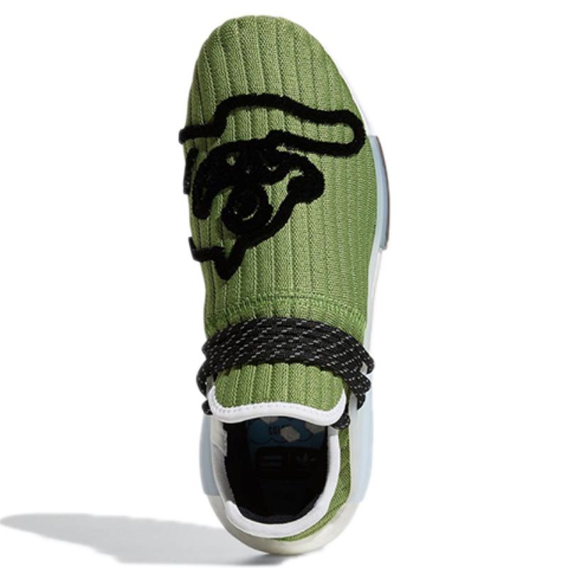 adidas Nmd Hu Pharrell X Billionaire Boys Club Беговые кроссовки Running Dog Зеленые GZ1664