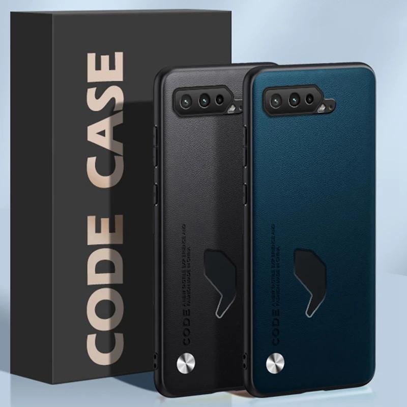 Силиконовый чехол для телефона с полной защитой для Asus ROG Phone 7 6 D 6D, роскошный чехол из искусственной кожи для Asus ROG Phone 3 5 S 5S, чехол-коке