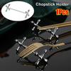 1Pcs Metal Chopstick Holder Plum Shape Tableware Stand Chopsticks Rack Art Craft Table Decoration