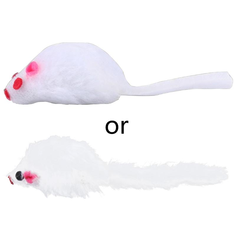 Mice Cats Toys Rattle Mouse for Indoor Cats Kitten Squeak Interactive Rats Toys for Catch & for Play Training Bite-Re