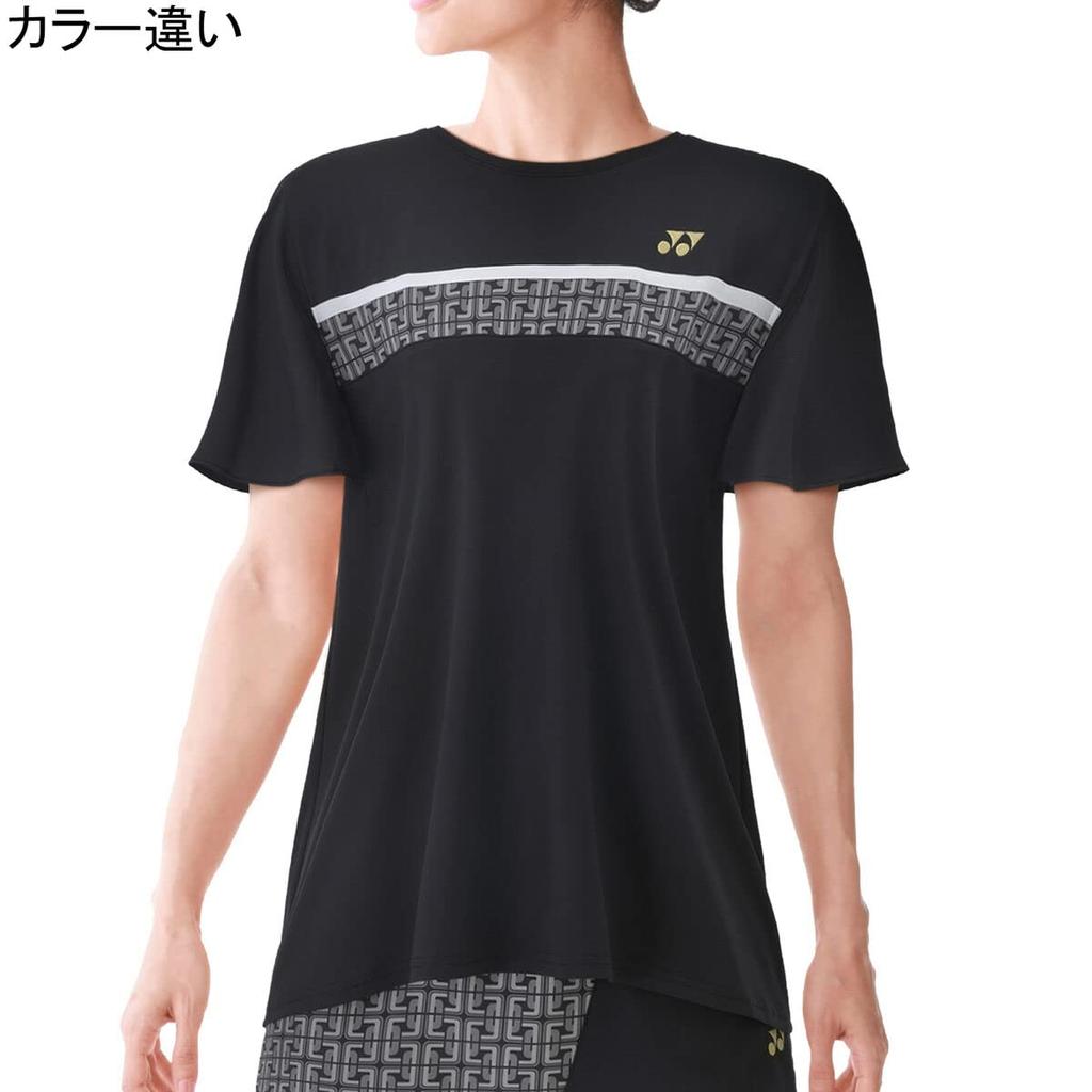 Игровая рубашка Yonex с коротким рукавом, цвет коричневый, размер M, женская, (+015)