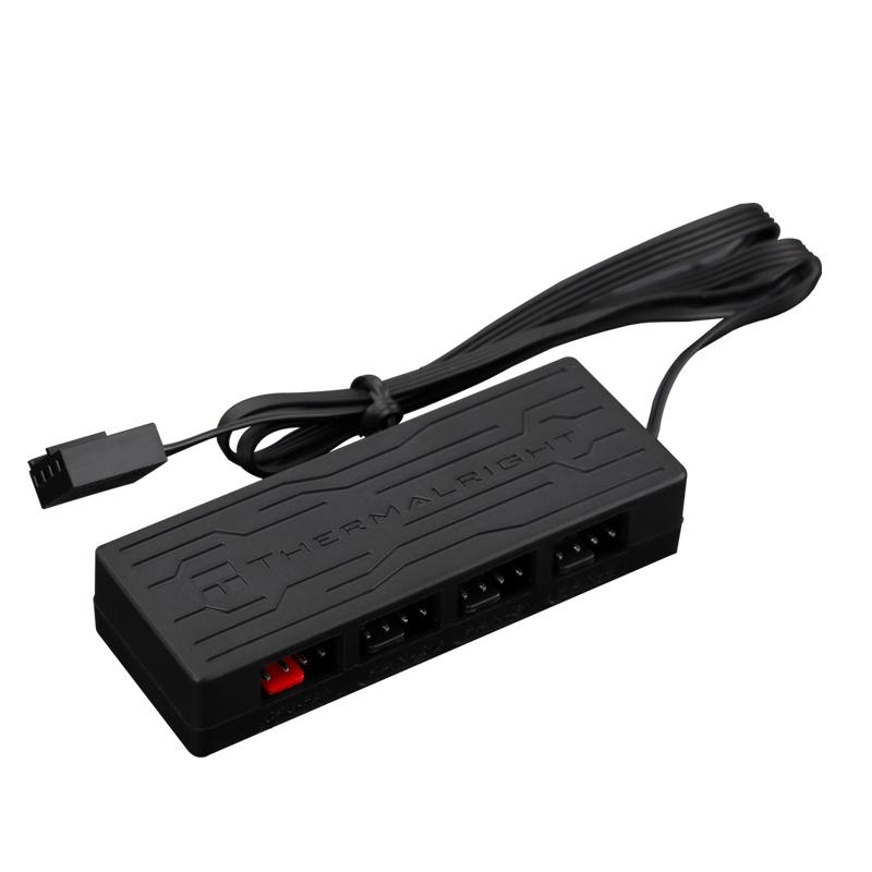 Хаб для вентиляторов Thermalright X4: 4-портовый PWM-менеджер кабелей с контролем скорости и температуры