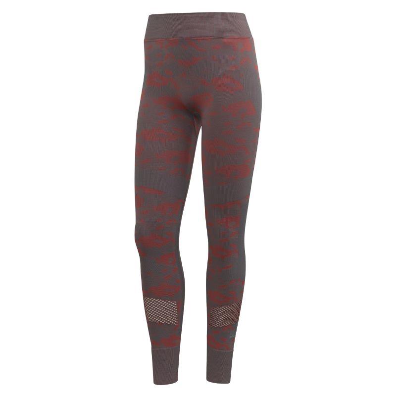 adidas X Stella McCartney Collaboration Printed Fashion Simple Slim Fit Cropped Sports Брюки Женские Брюки Красные DY4197