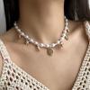 Elegant Imitation Pearl Bracelet Fashion Gold Color Shell Starfish Charms Boho Summer Beach Wedding Jewelry for Women 2026 Trend