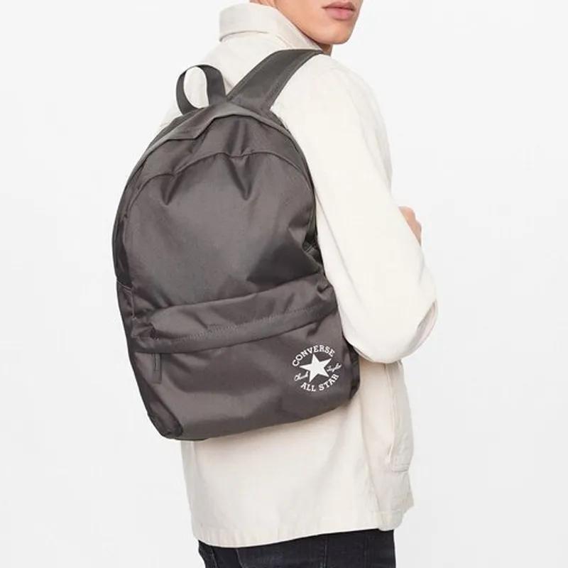 Converse Polyester Backpack Regular Unisex Gray (Unisex) Backpacks 10023811 A05