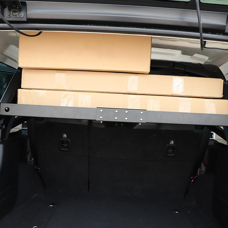 TESIN Trunk Storage Rack Luggage Shelf for Jeep Wrangler JK JL 4 Door 2007-2017 2018-2025 Rear Cargo Racks Interior Accessories