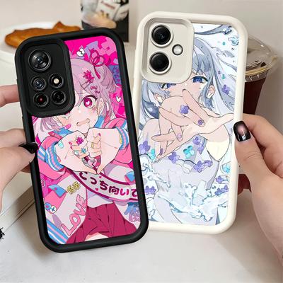 Чехол для телефона для Xiaomi Redmi Note 15 14 13 Pro Plus Аниме Kwaii Девушка Ins Стиль Оболочка 12S 11 11S 11T 5G 14S Мягкий Силикон Funda