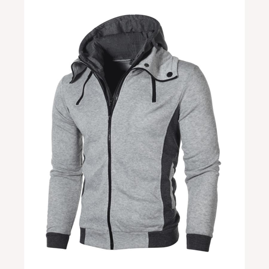 Куртка Double Pull Hooded Sweatshirt Casual Men's Jacket Cardigan