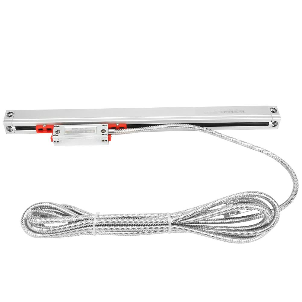 High Accuracy Optical Linear Encoder Glass Scale Measuring Ruler Tool 270mm