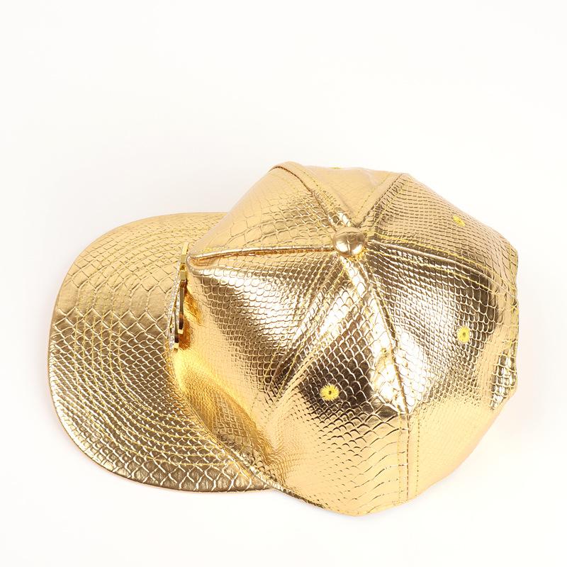 Бейсболка со стразами и золотым знаком доллара Snapback в стиле хиппи с плоскими полями, кепка дальнобойщика в стиле панк для повседневного отдыха, занятий спортом на открытом воздухе, танцев и катания на скейтборде