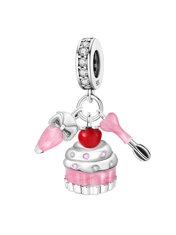 Медные Розовые Духи Корона Шармы Бусины Подходят для Изготовления Браслетов и Ожерелий Своими Руками Подарок Высококачественной Бижутерии для Женщин