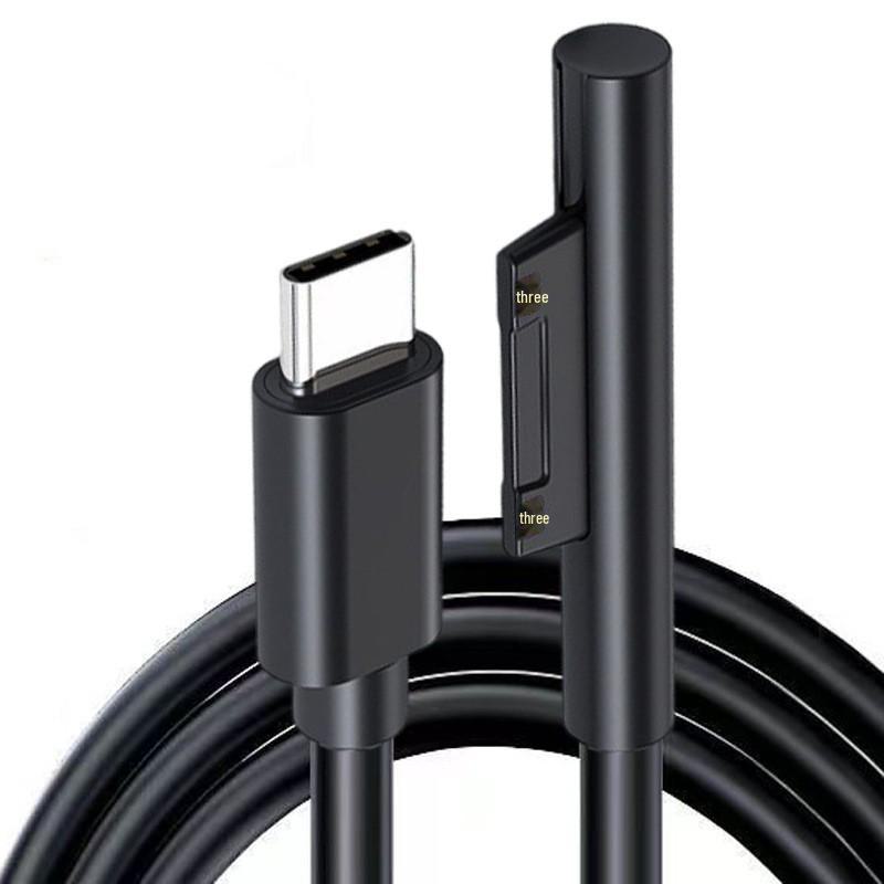 Кабель для быстрой зарядки USB-C для Microsoft Surface Pro/Book/Tablet мощностью 65 Вт