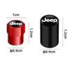 4pcs Metal Car Wheel Tire Valve Caps Stem Case Covers Accessories For Jeep Cherokee Wrangler Compass Patriot Renegade MWGHF1