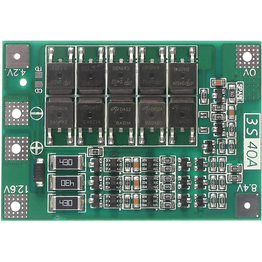 3S 40A 60A 4S 40A Защитная плата для литий-ионных аккумуляторов PCB BMS Защитная схема зарядного устройства для двигателя дрели